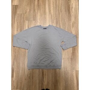 Original Use Mens Gray Crewneck Sweatshirt Relaxed Fit French Terry Small
